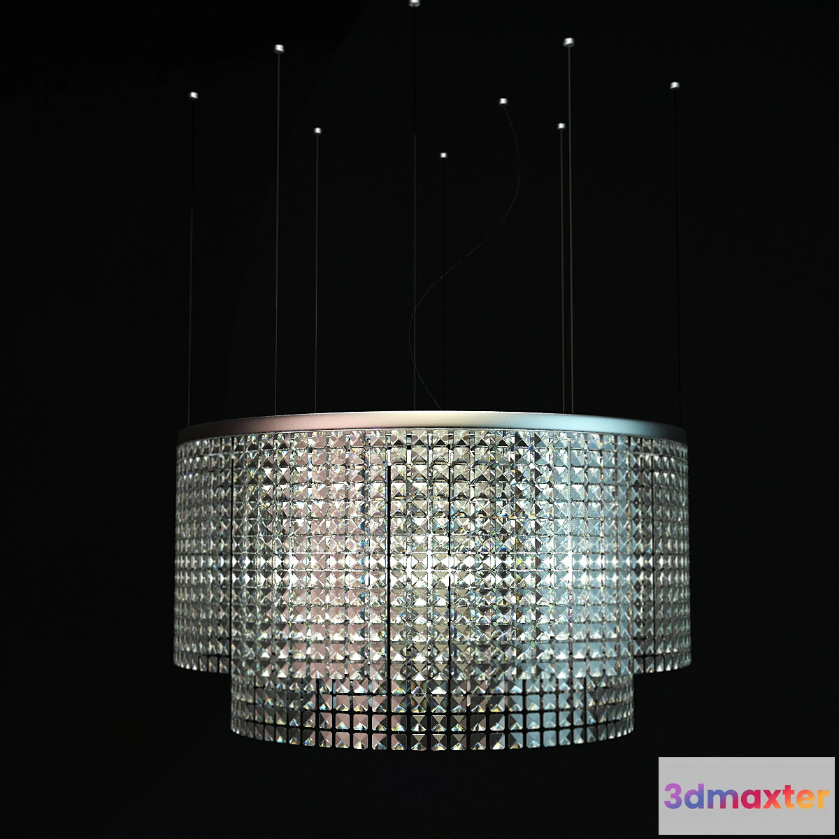 1293461 - Crystal Chandelier 3D Max