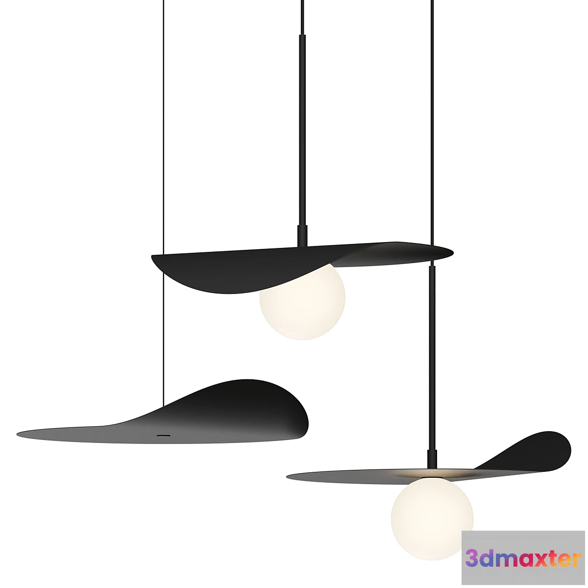 1293623 - Kundalini Flow Pendant Lamps 3D Max