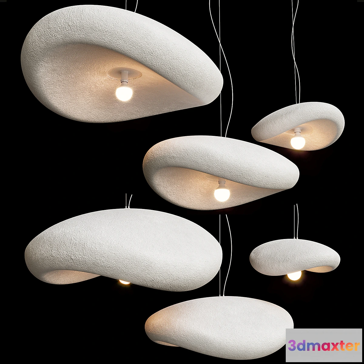 1294295 - Japanese Style Wabi Sabi Chandelier - No.2 3D Max