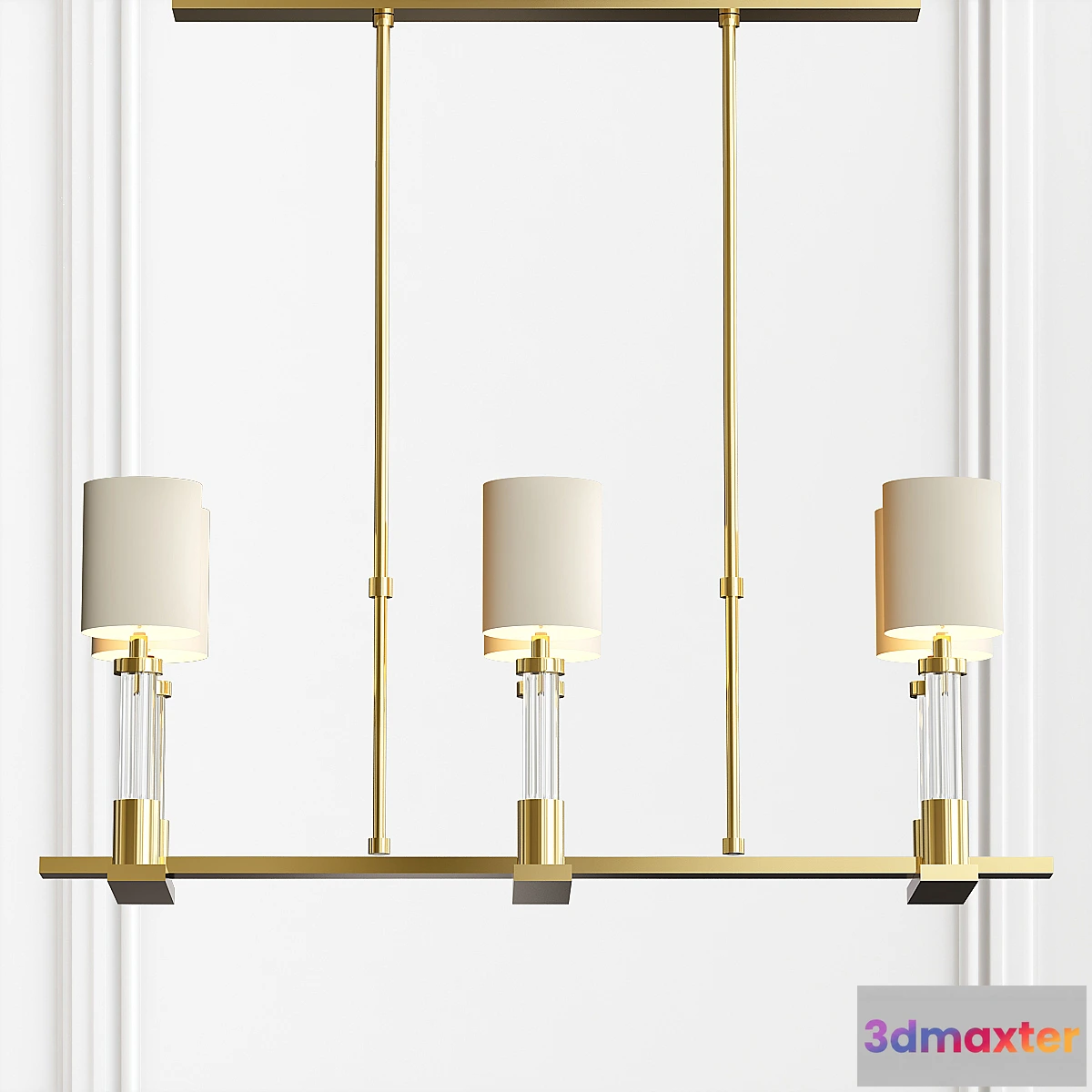 1294864 - Baker Trianon Ceiling Light 3D Max