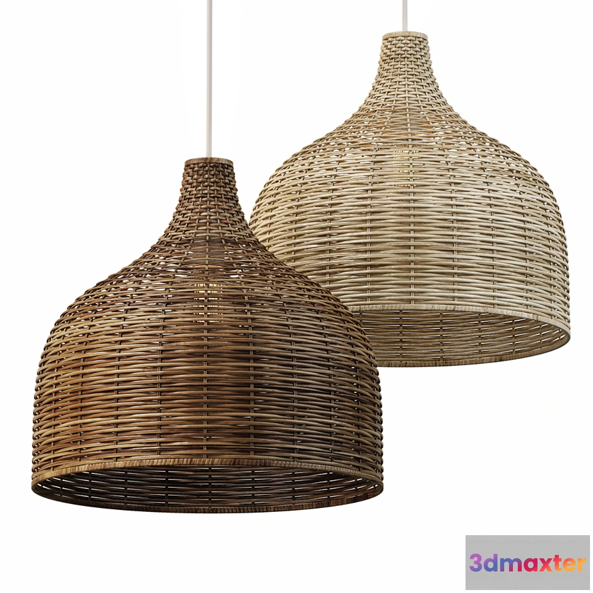 1294870 - Rattan Pendant 02 3D Max