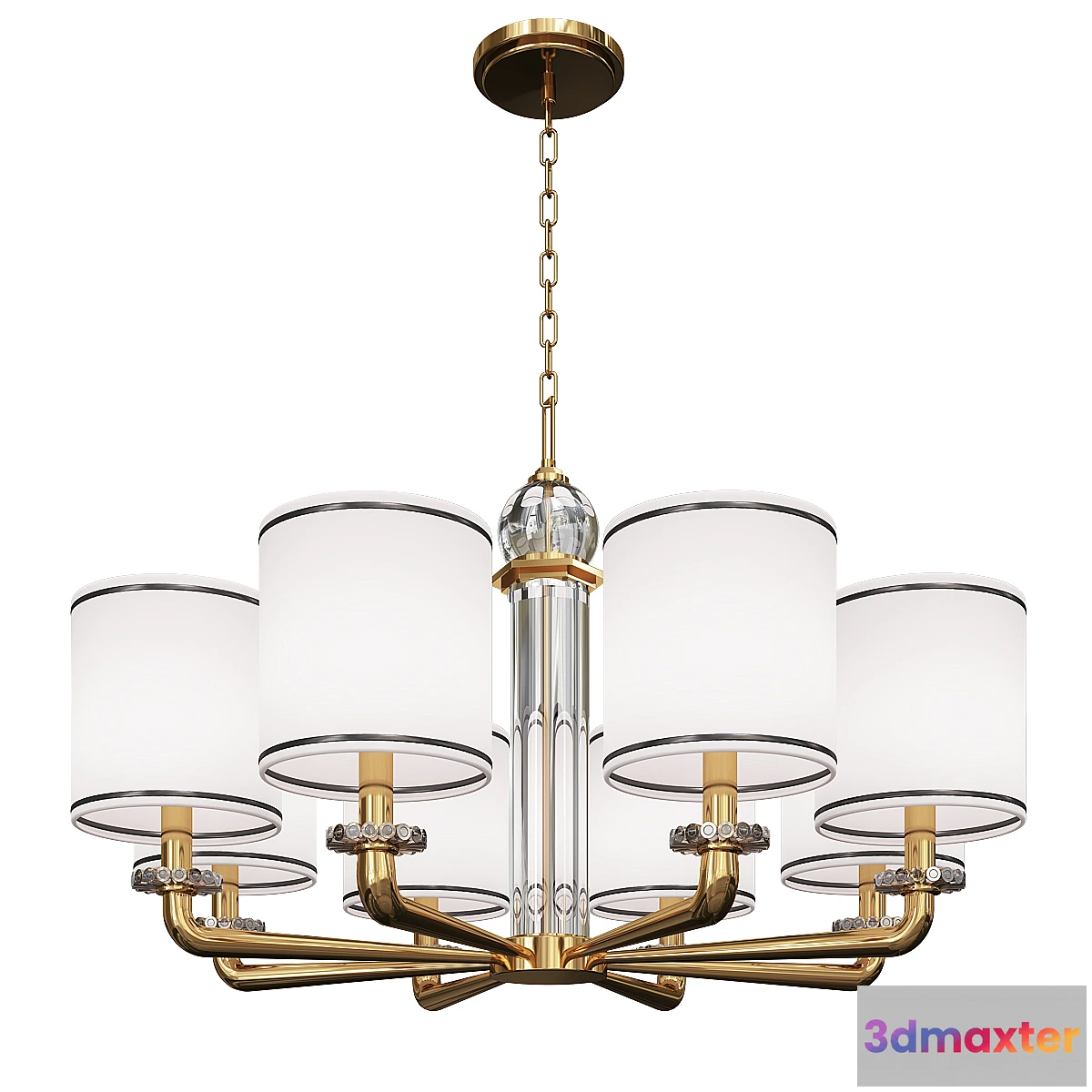 1295172 - Czarina Gold 6 Arm 3D Max