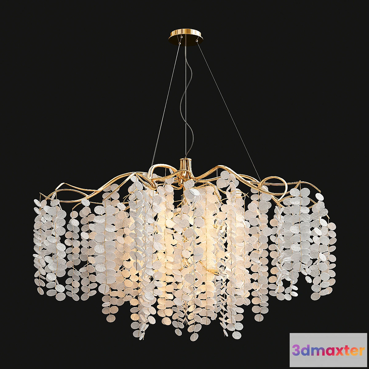 1295560 - Willow cascading chandelier 3D Max