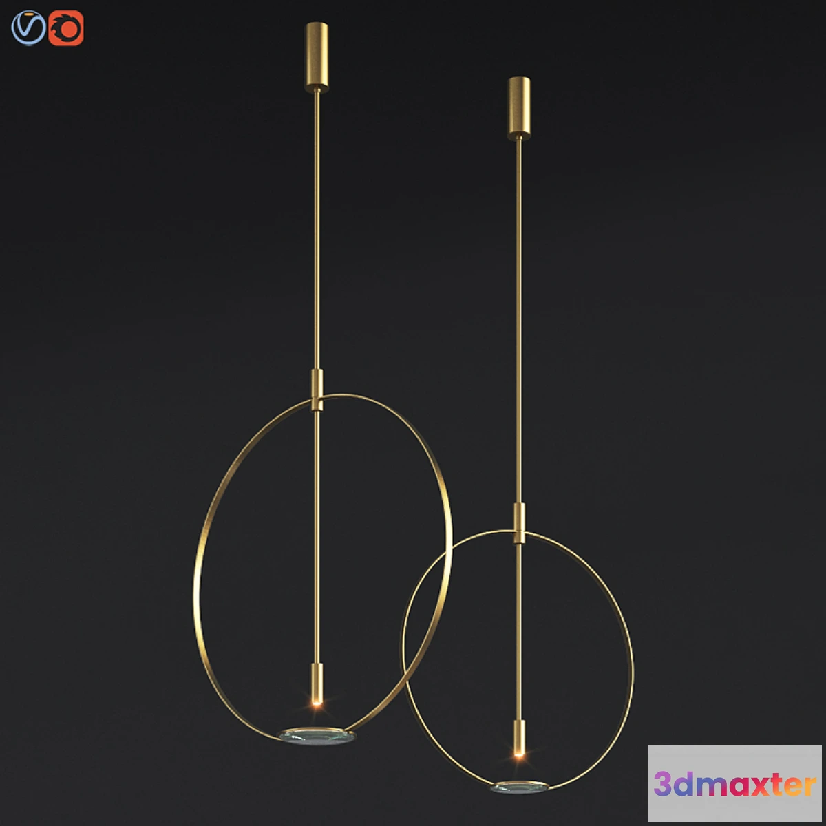 1295592 - Magnifier Celing Pendant Lamp Formafantasma 3D Max