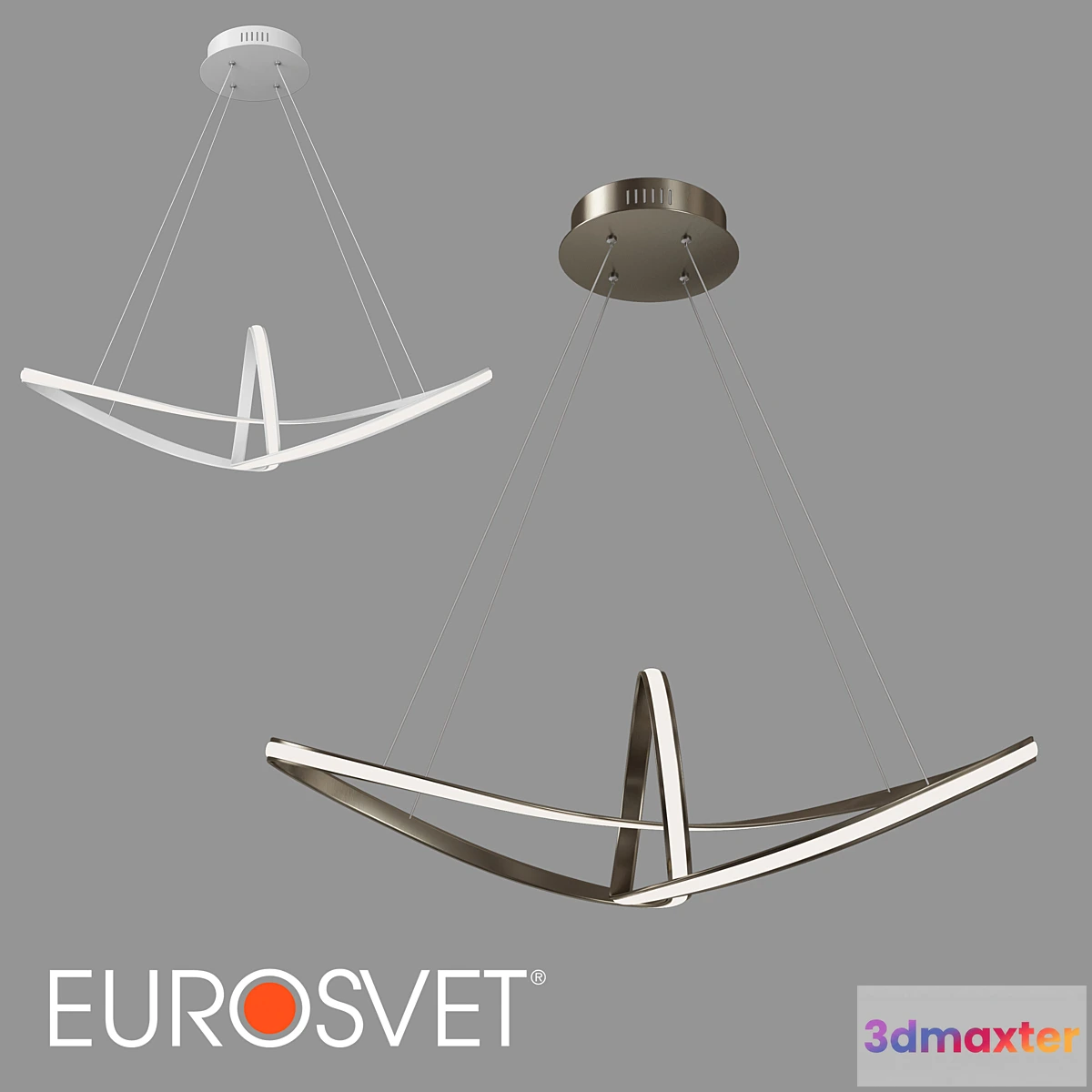 1295595 - OM Pendant LED Eurosvet 90174_1 Kink 3D Max