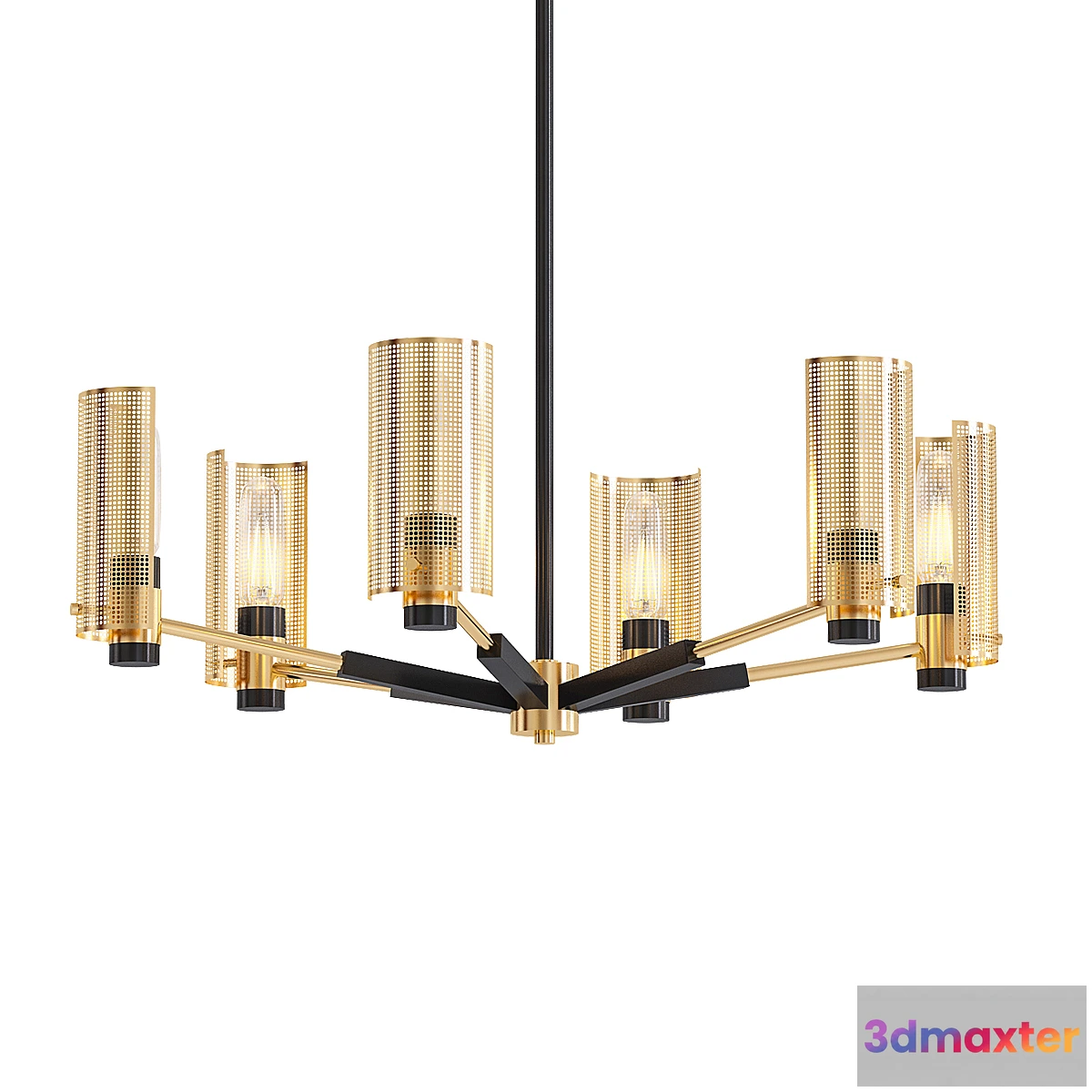 1295731 - Pilsen chandelier 3D Max