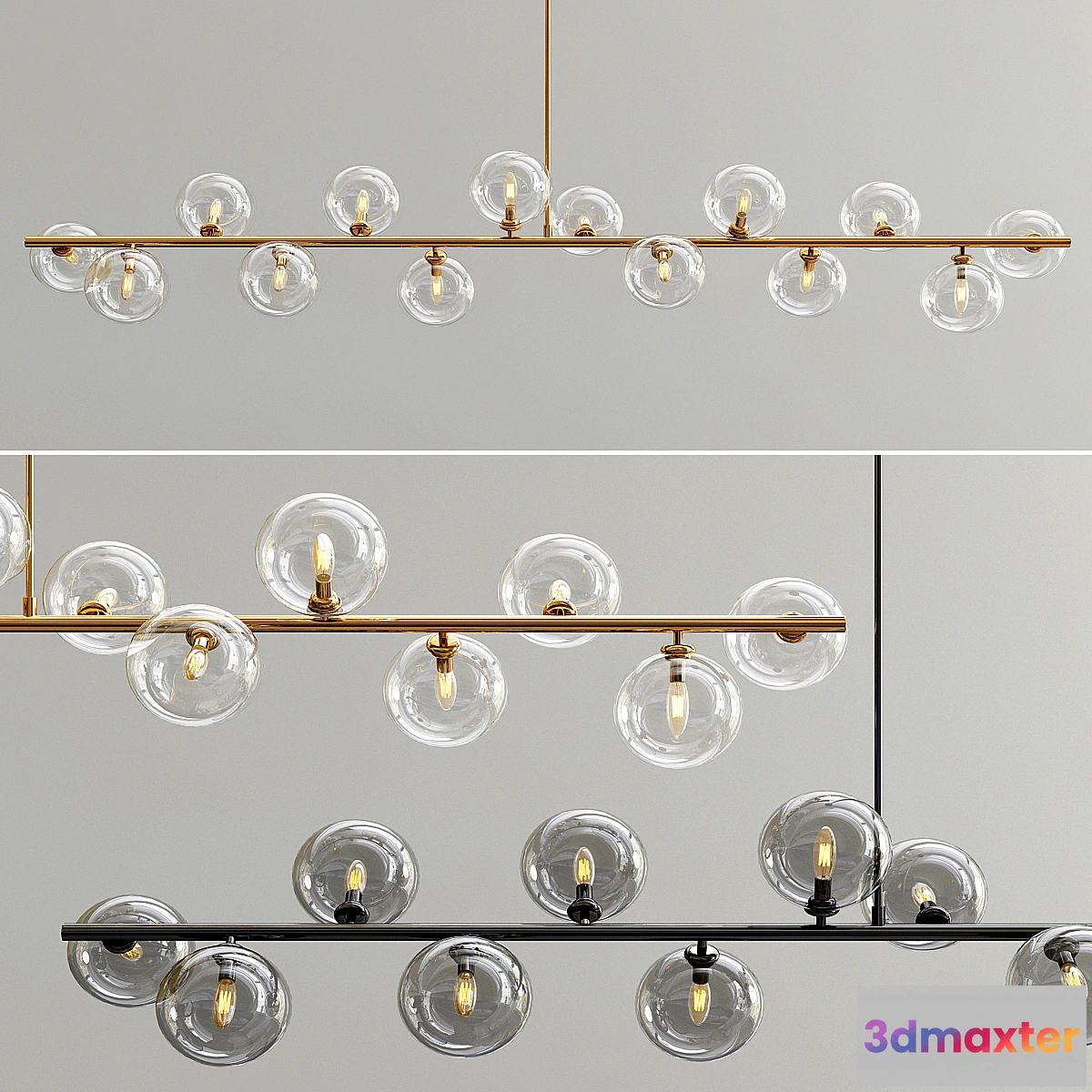 1295738 - Orion 14 Pendant Light 3D Max