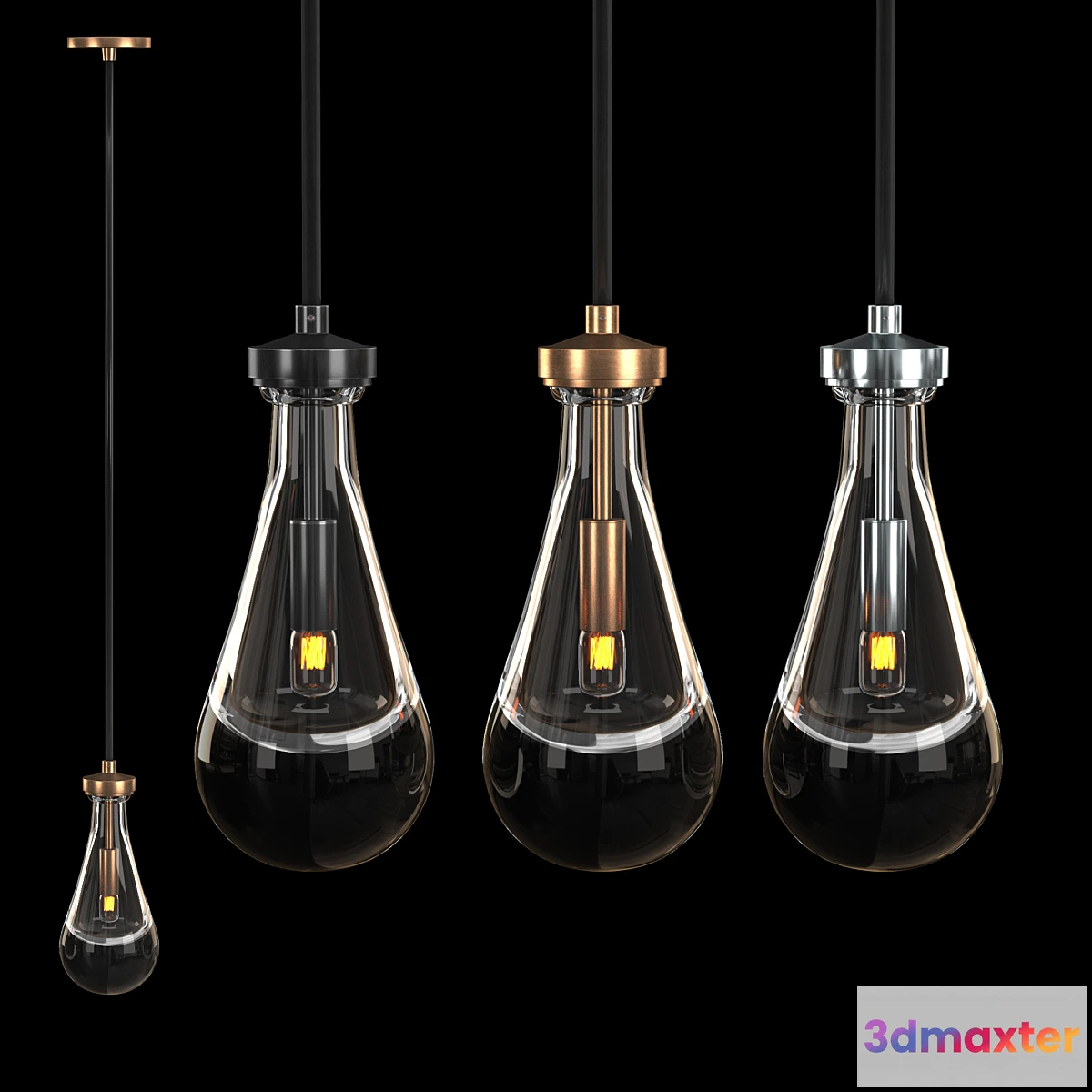 1296113 - RAIN PENDANT 3D Max