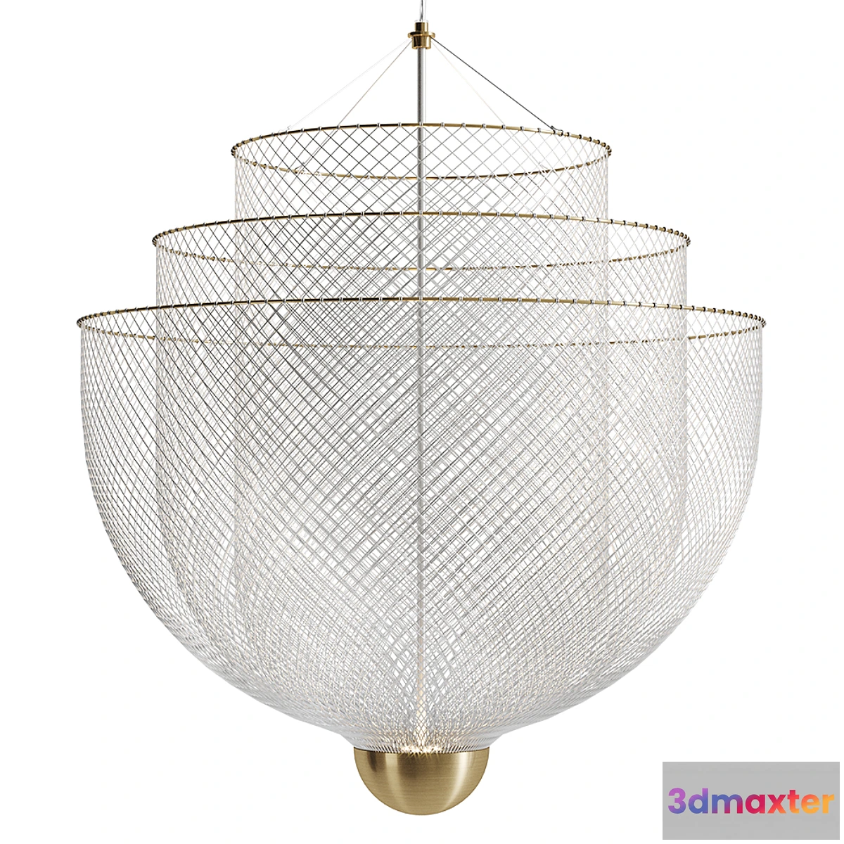 1296143 - Moooi Meshmatics Chandelier Small - No.2 3D Max