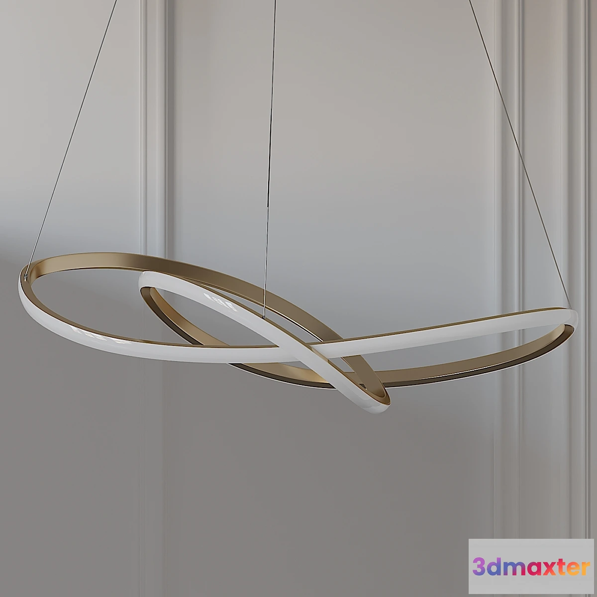 1297013 - Ribbon LED Ceiling Pendant by Heal’s 3D Max