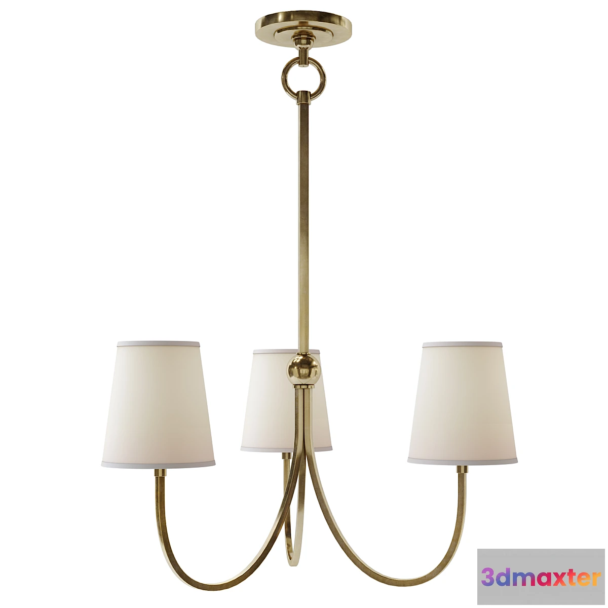 1297683 - Thomas O’Brien Reed Small Chandelier - No.2 3D Max