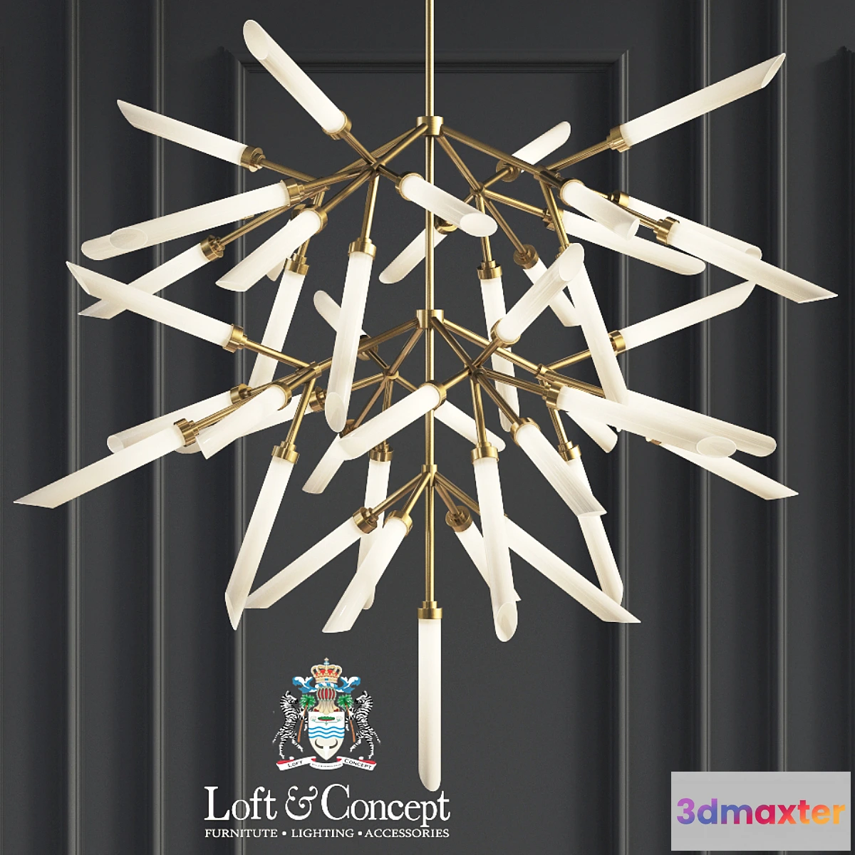 1298954 - Suspension lights Spur Grande Chandelier 3D Max