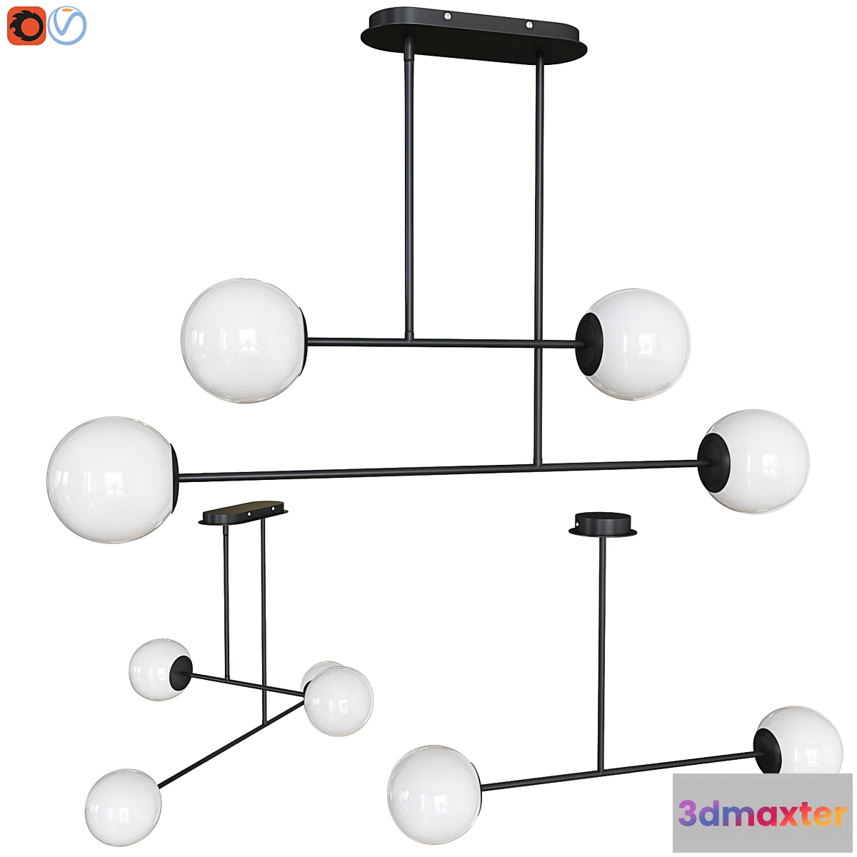 1299274 - Pendant lamp Atea LA REDOUTE INTERIEURS 3D Max