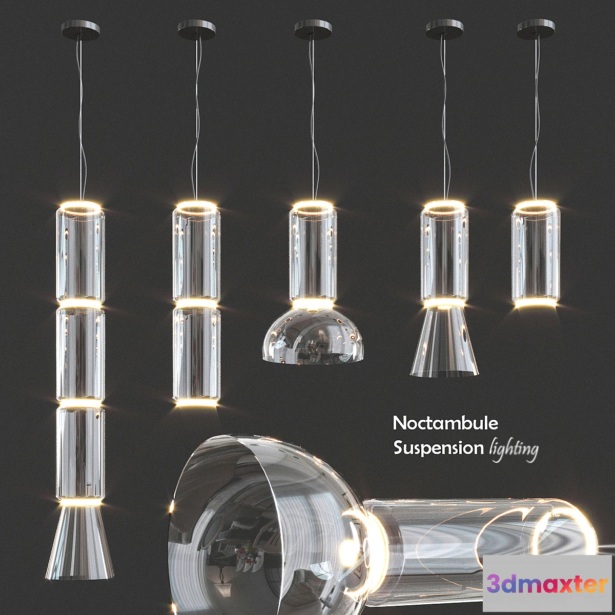 1299707 - Noctambule Suspension Flos lighting 3D Max