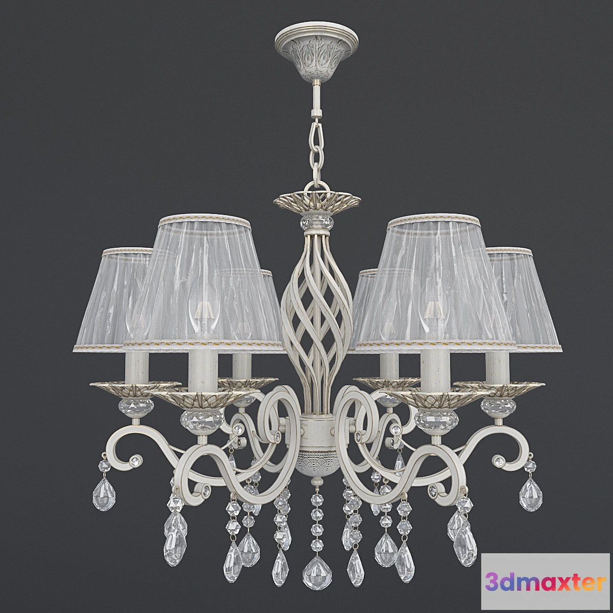 1299790 - Maytoni Elegant 3 ARM247-06-G 3D Max