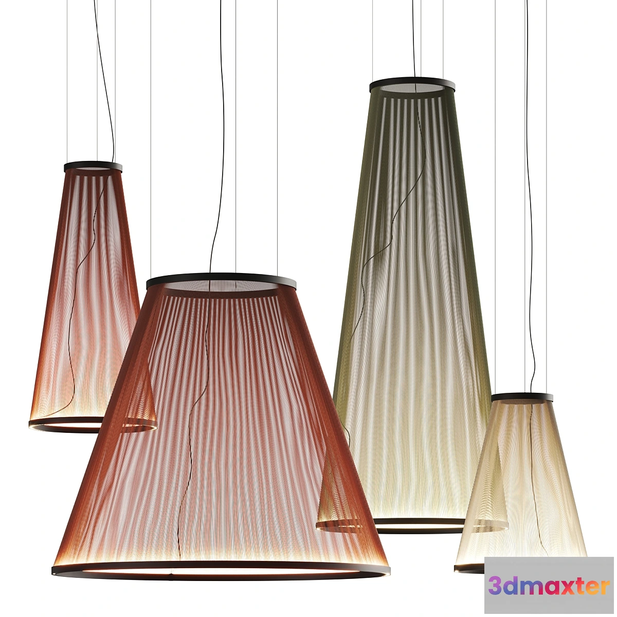 1300416 - Vibia Array Pendant Lamps 3D Max
