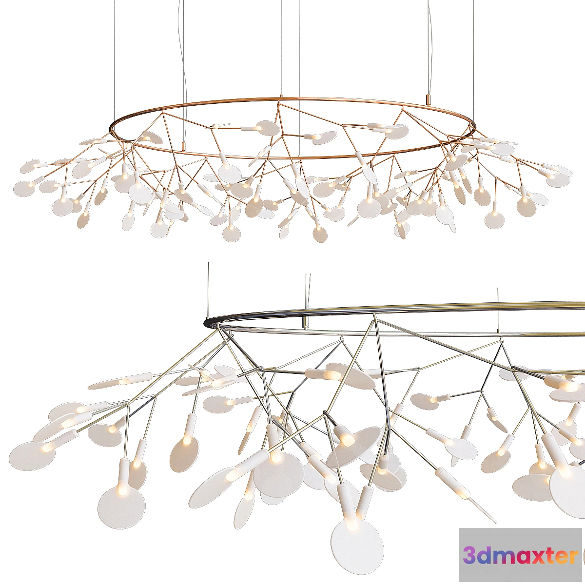 1301082 - Moooi Heracleum the Big O LED Chandelier 3D Max