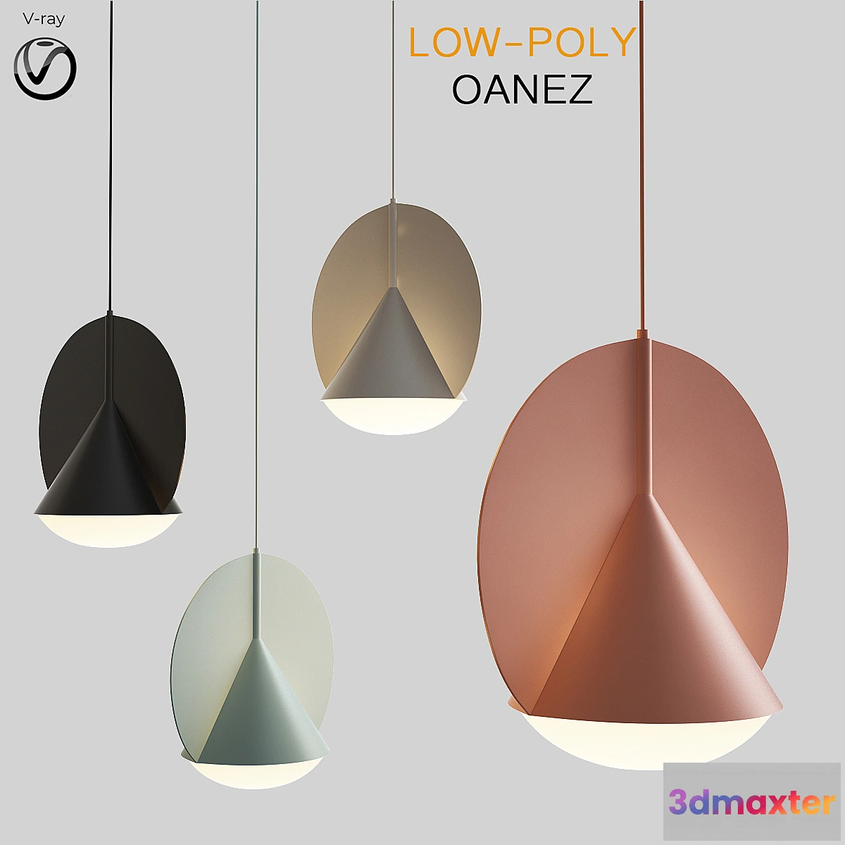 1301128 - Scandlight Oanez Chandelier (low poly) 3D Max