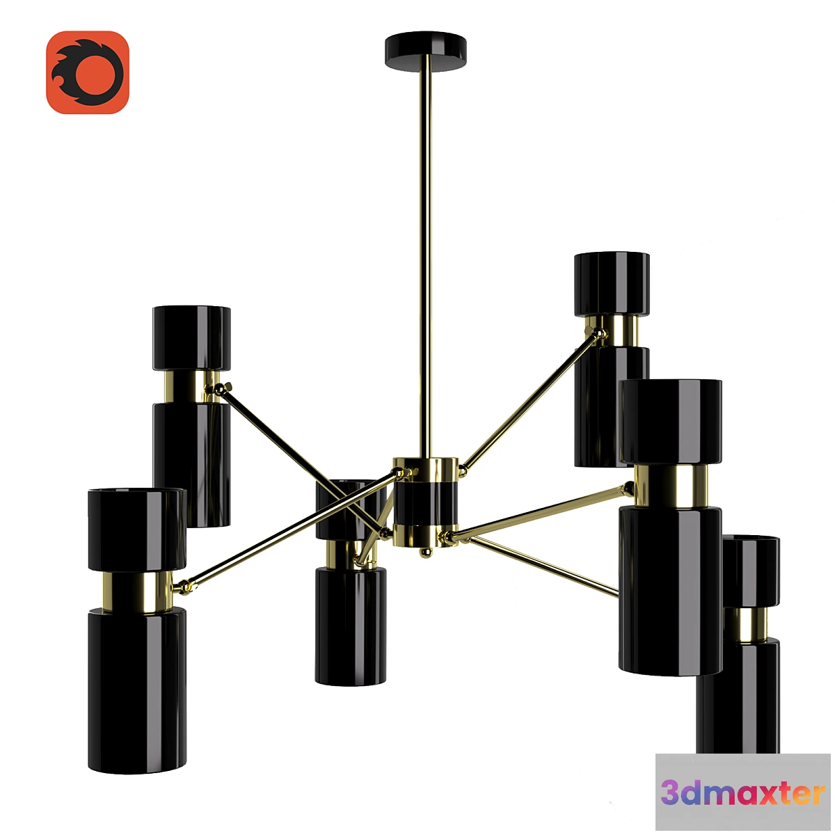 1301218 - Pendant lamp Edgar 3D Max