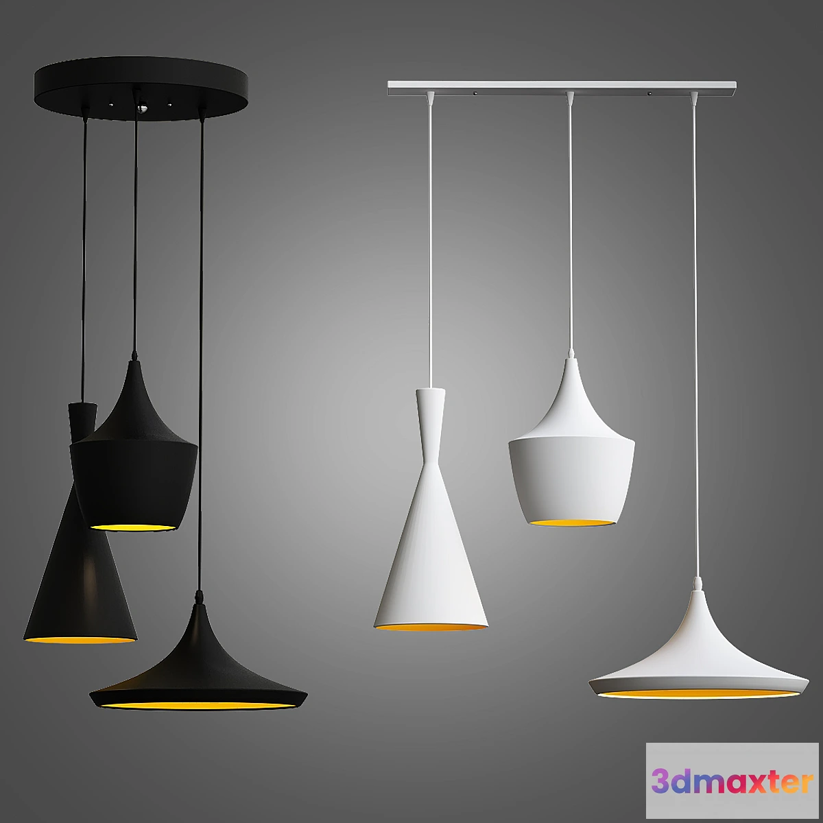 1301269 - Tom Dixon Beat Light Tall 3D Max