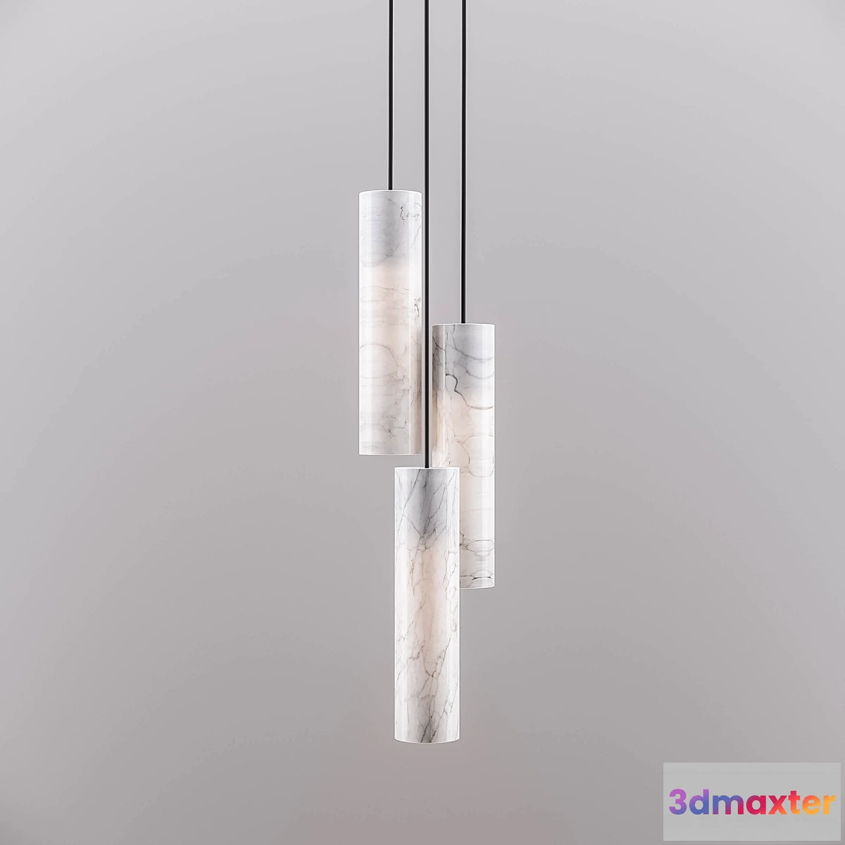 1301455 - Silo Single Ceiling Light Pietra d’Avola 3D Max