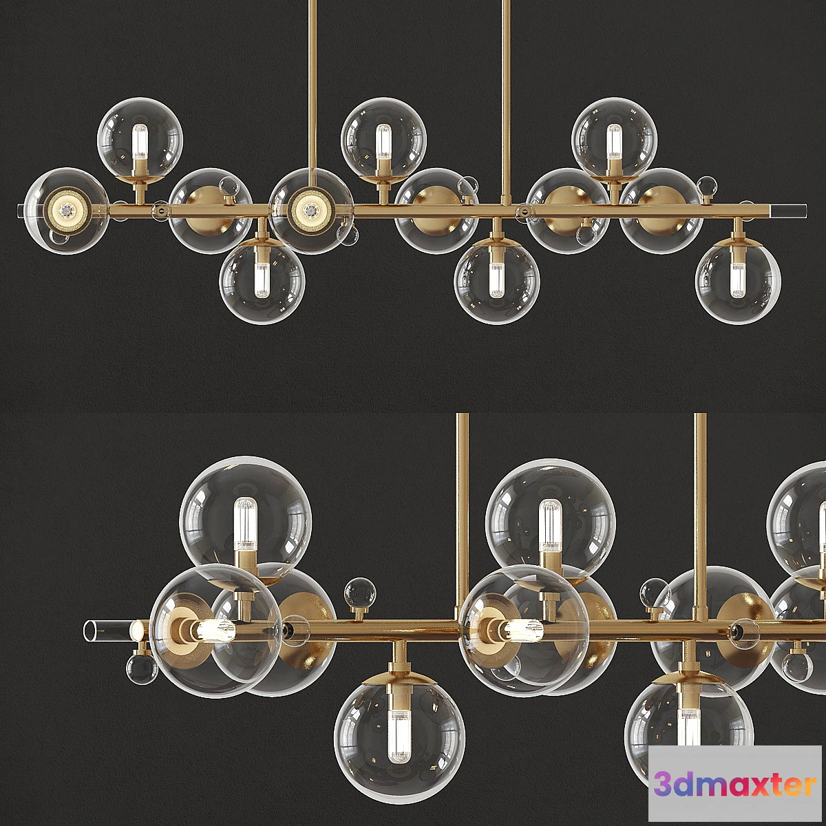 1301659 - Sia New Chandelier Loft4you 3D Max