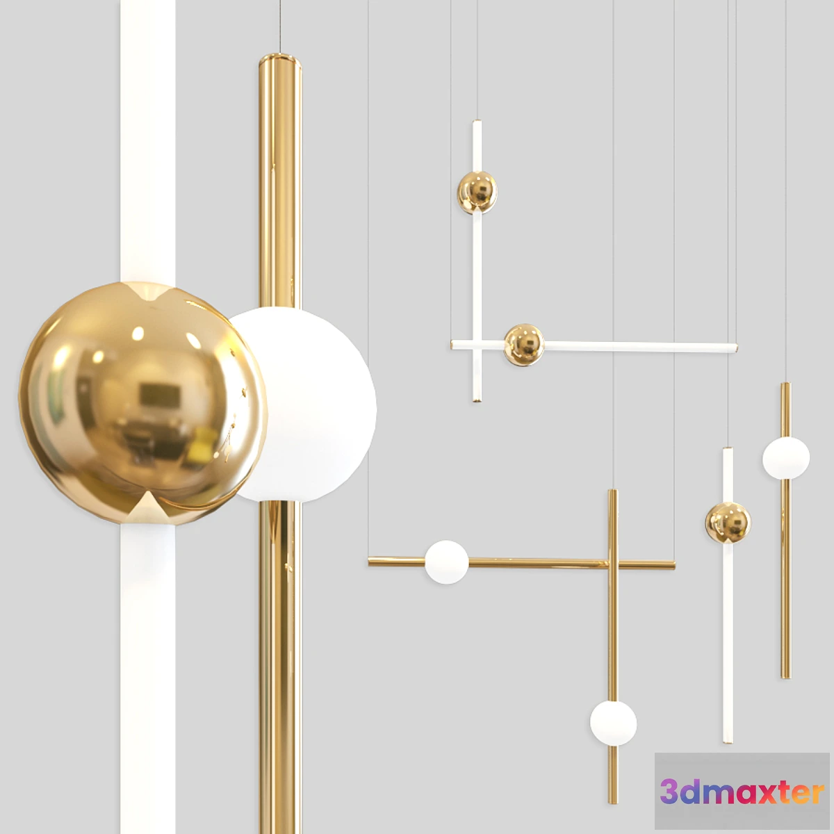 1302162 - Lee Broom Orion Light Collection 3D Max