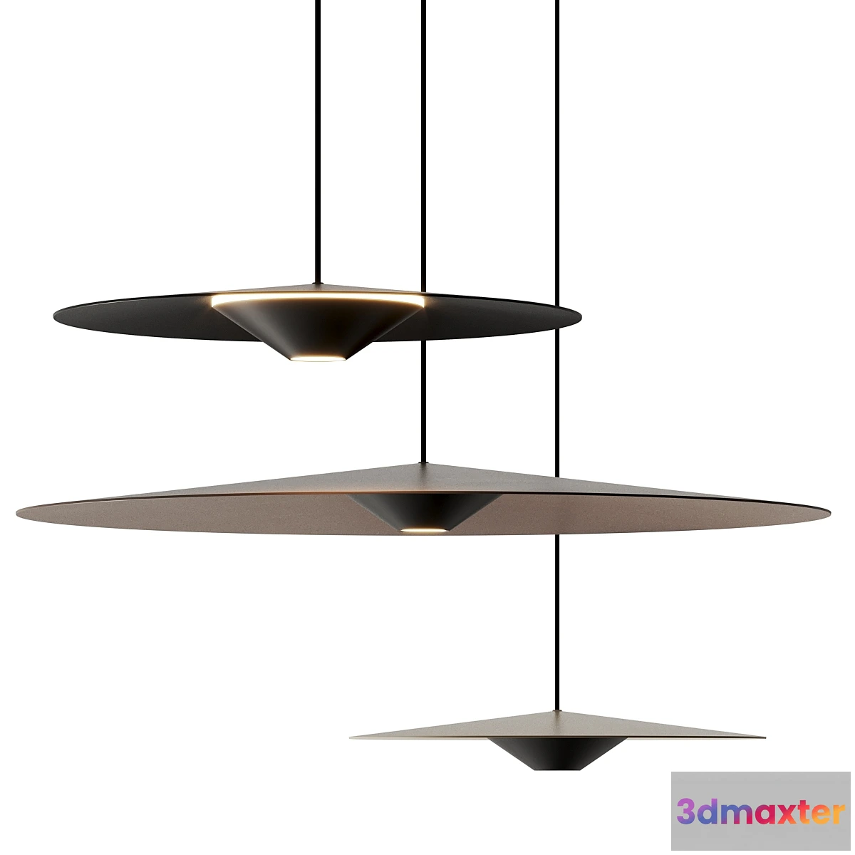 1303193 - Diesel With Lodes UFO Pendant Lamps 3D Max