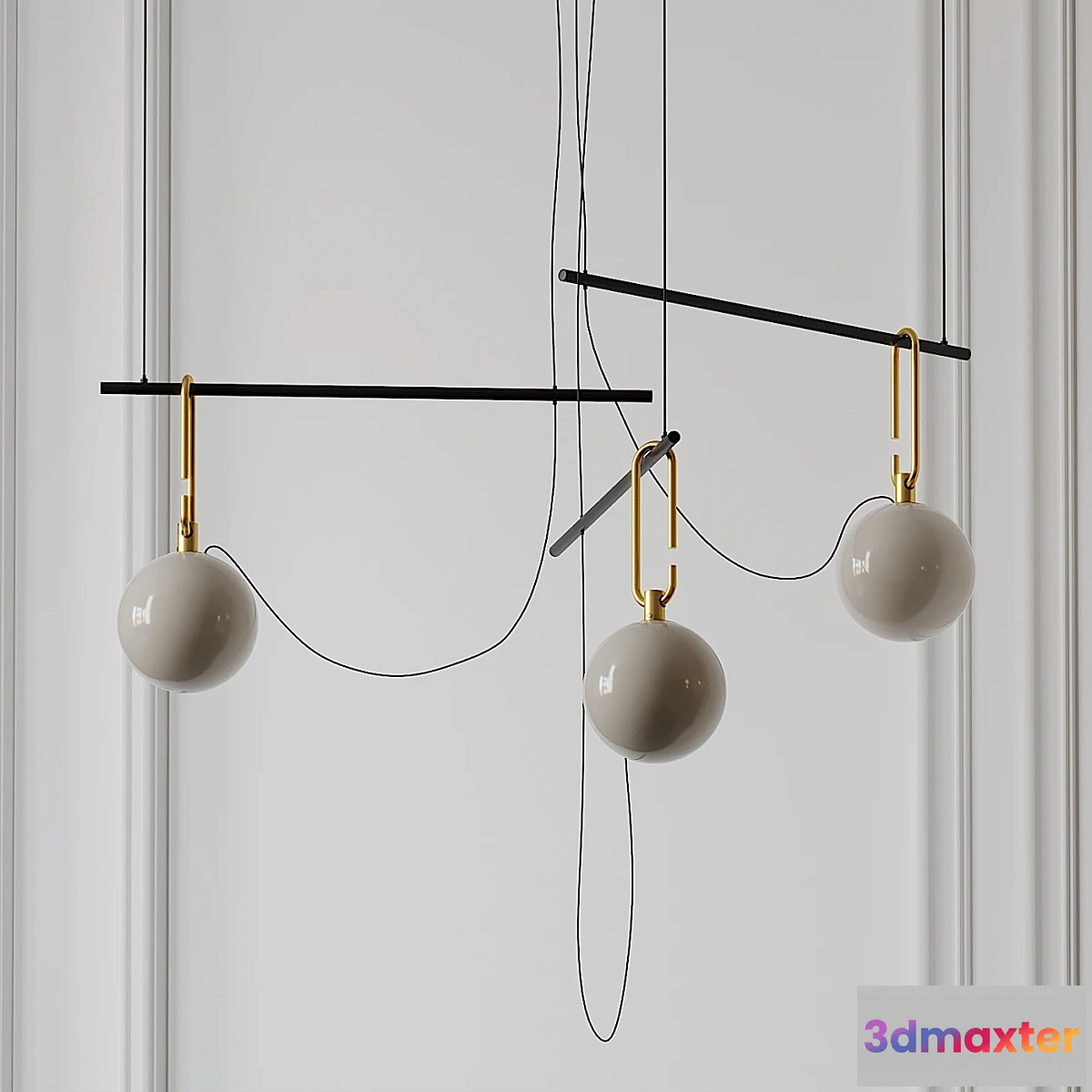 1304113 - NH S3 Suspension Lamp By Neri & Hu 3D Max