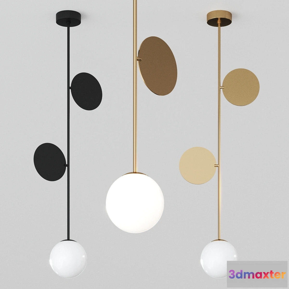 1304362 - Plates Pendant by Atelier Areti 3D Max