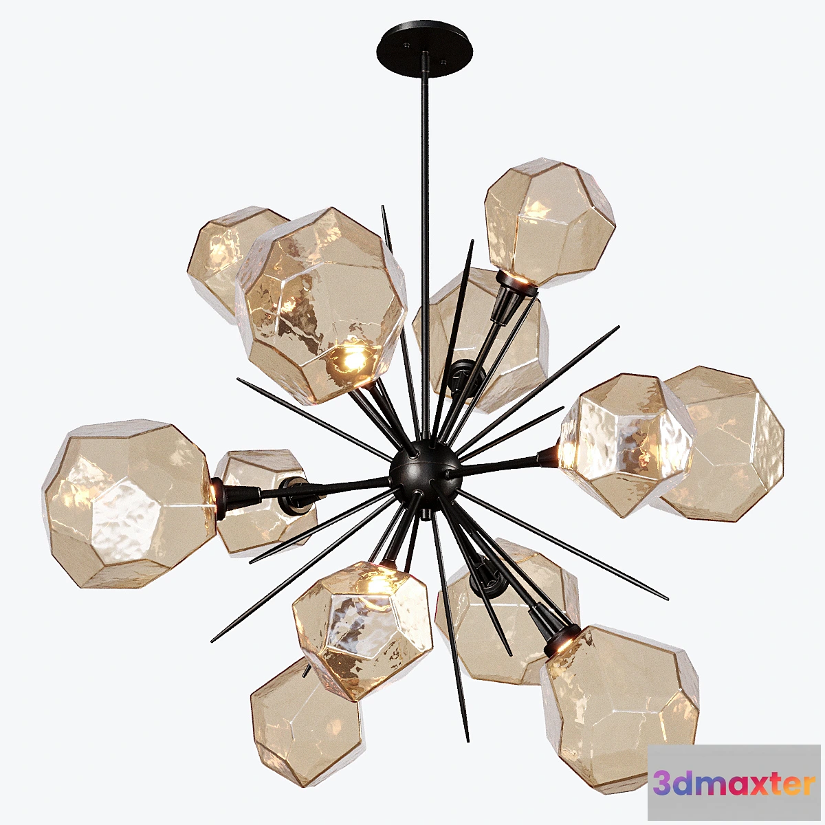 1304708 - Gem Starburst Chandelier - No.2 3D Max
