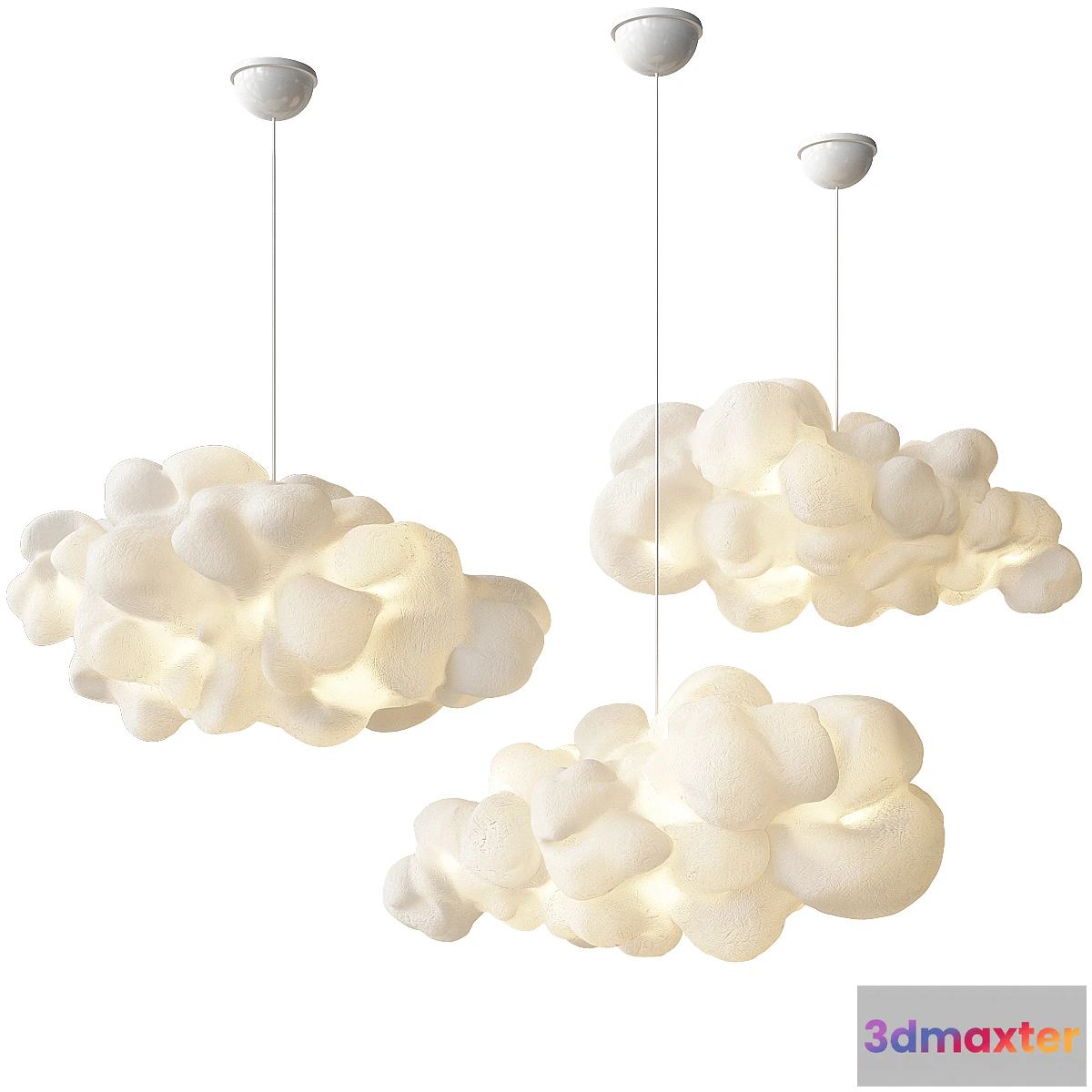 1304835 - Modern Cloud Pendant 90 3D Max