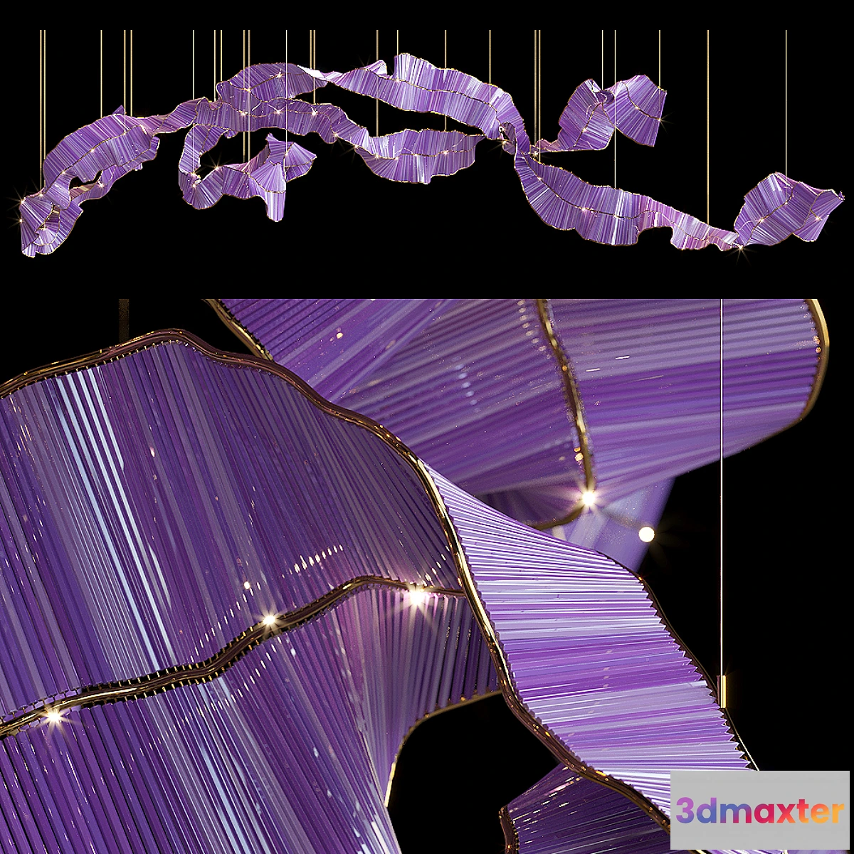 1304996 - Light composition Vargov Design - Ribbon 3D Max