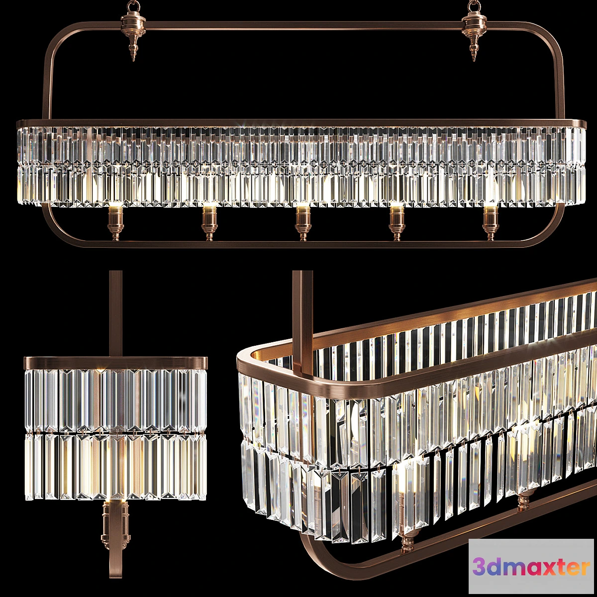 1305103 - Chandelier Montreal by Vips And Friends 3D Max