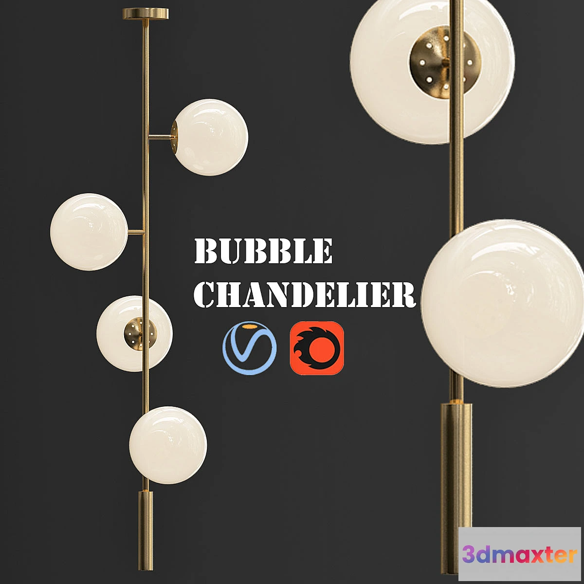 1305314 - Bubble_Chandelier_vertical 3D Max