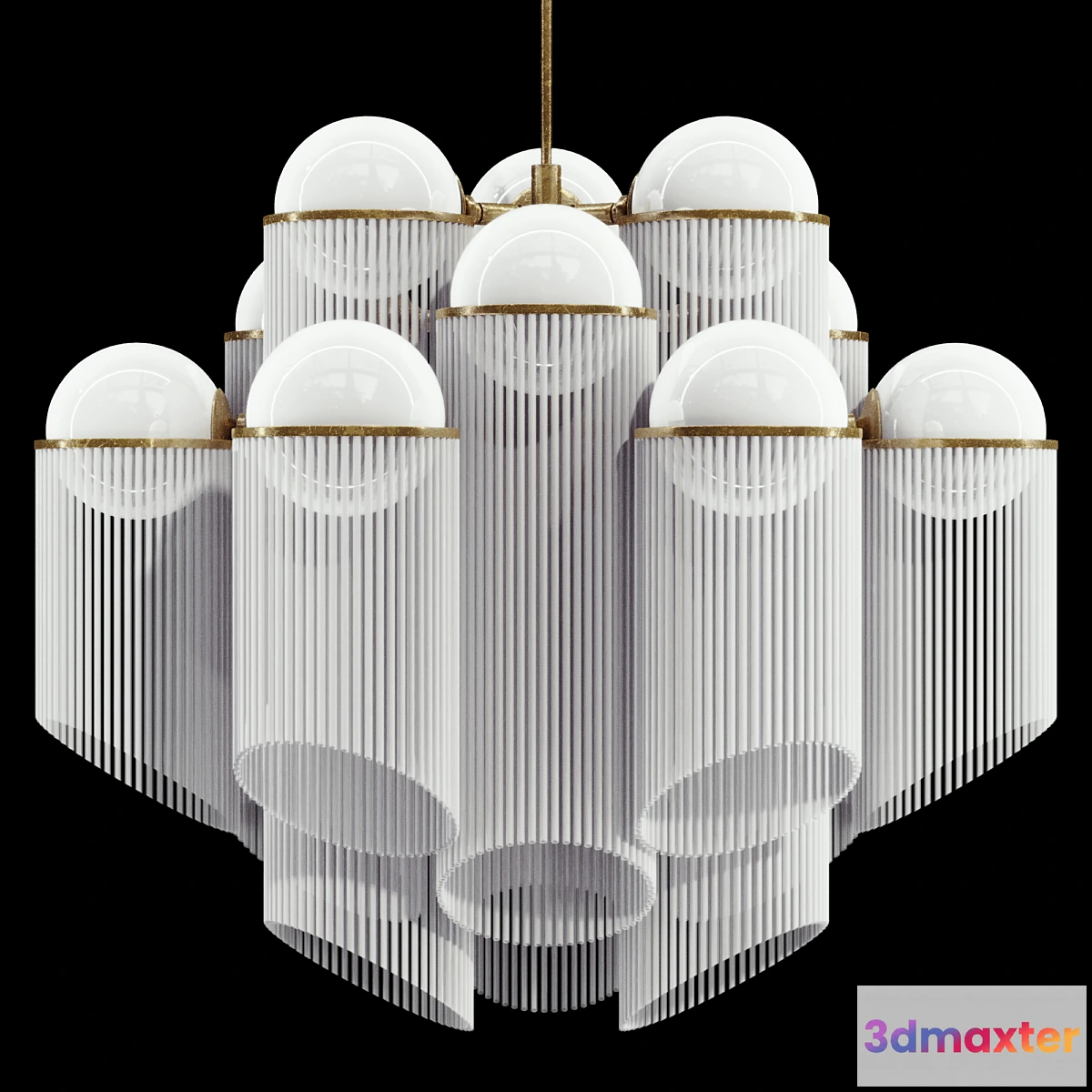 1305352 - Celestial Chandelier Collection 2 in 1 - No.2 3D Max