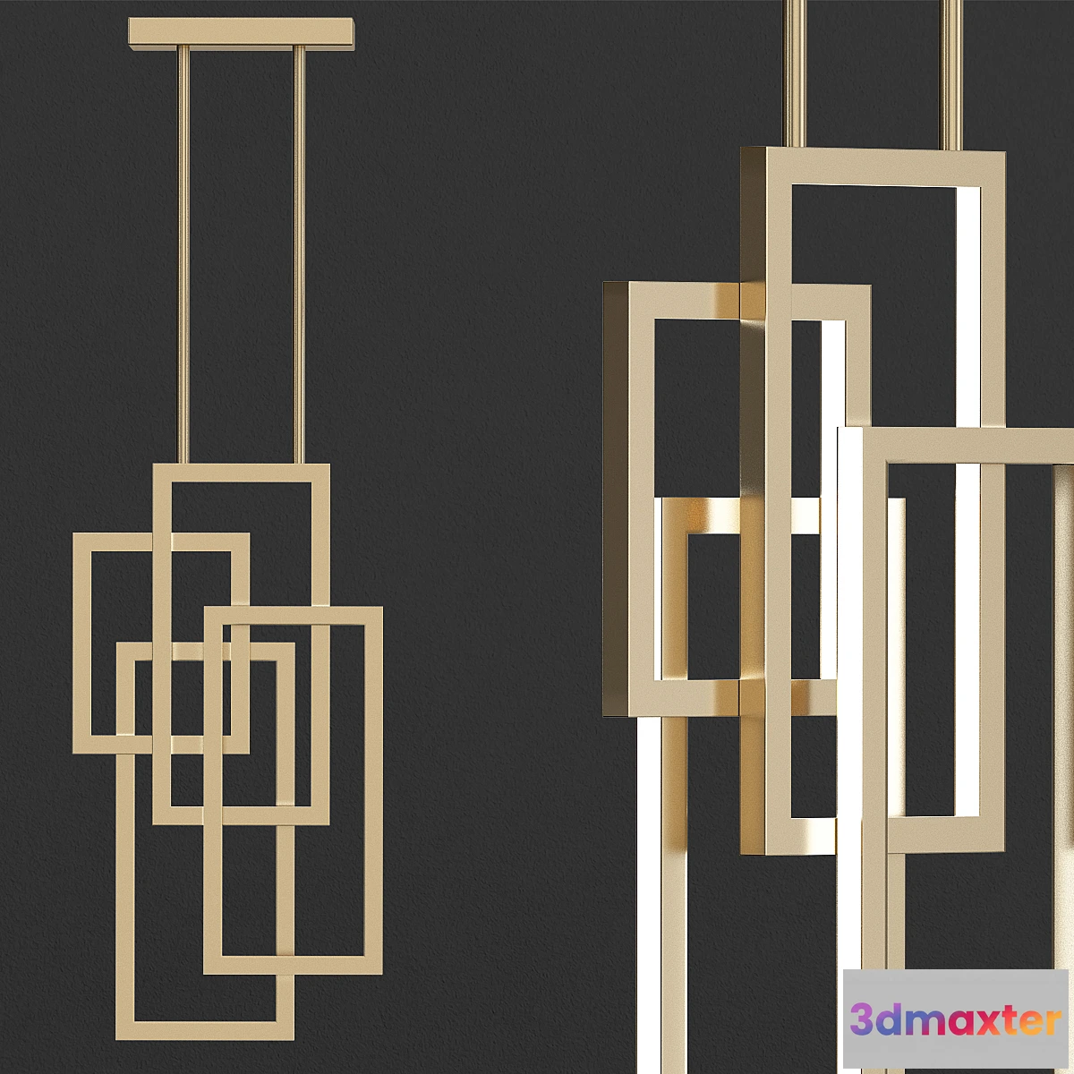 1306129 - Chandelier edge 3D Max