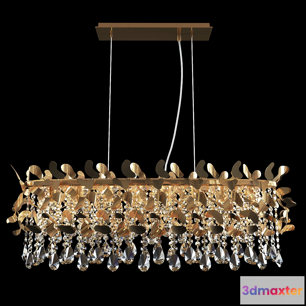 1306769 - Crystal lux ROMEO SP8 GOLD lamp 3D Max