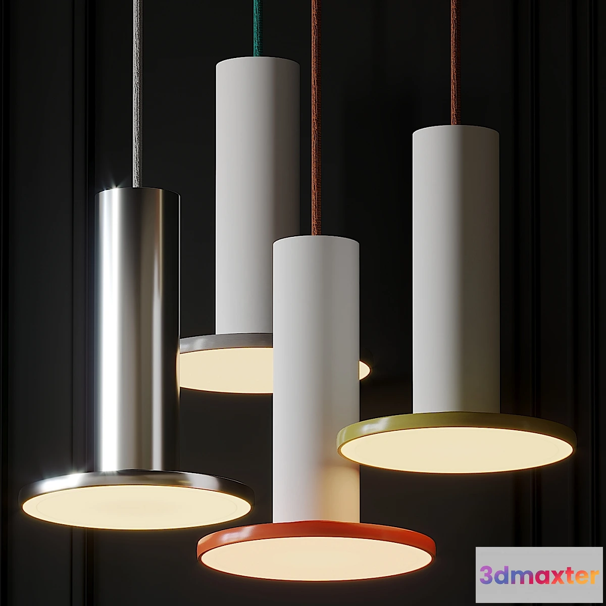 1307466 - CIELO HI-BRIGHT PENDANT By Pablo Pardo 3D Max