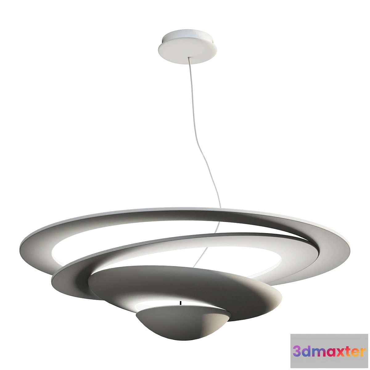 1307944 - Chandelier ARTEMIDE PIRCE HANGLAMP lamp 3D Max