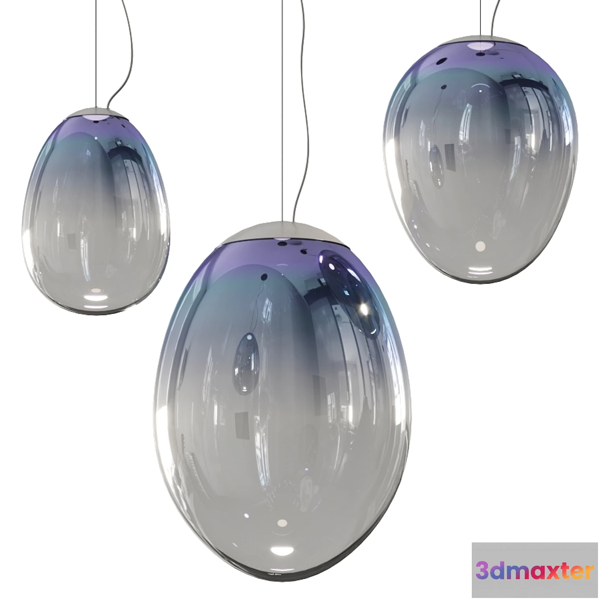 1308407 - Artemide Stellar Nebula Pendant Lamps 3D Max