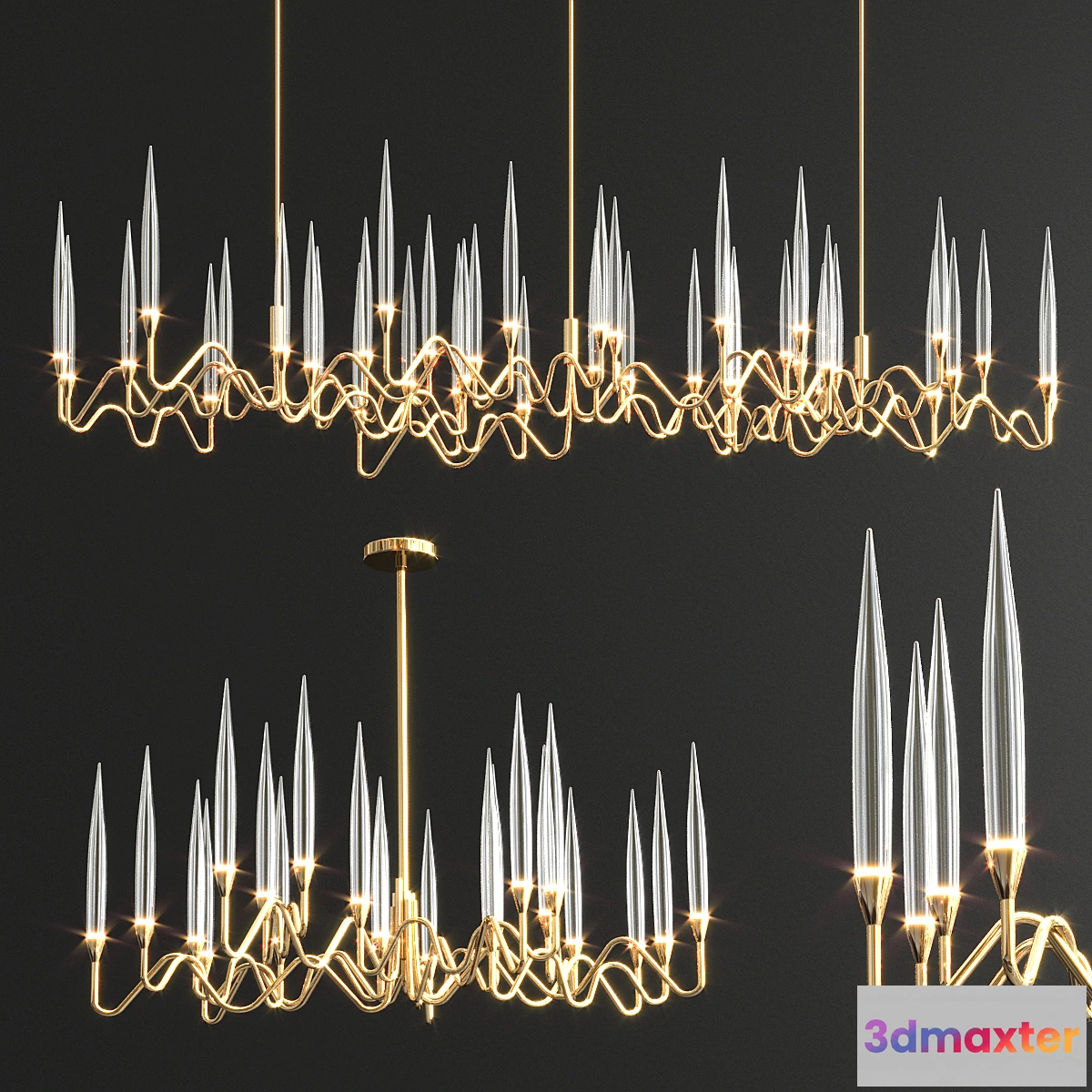 1309336 - Chandeliers by Il Pezzo Mancante 3D Max