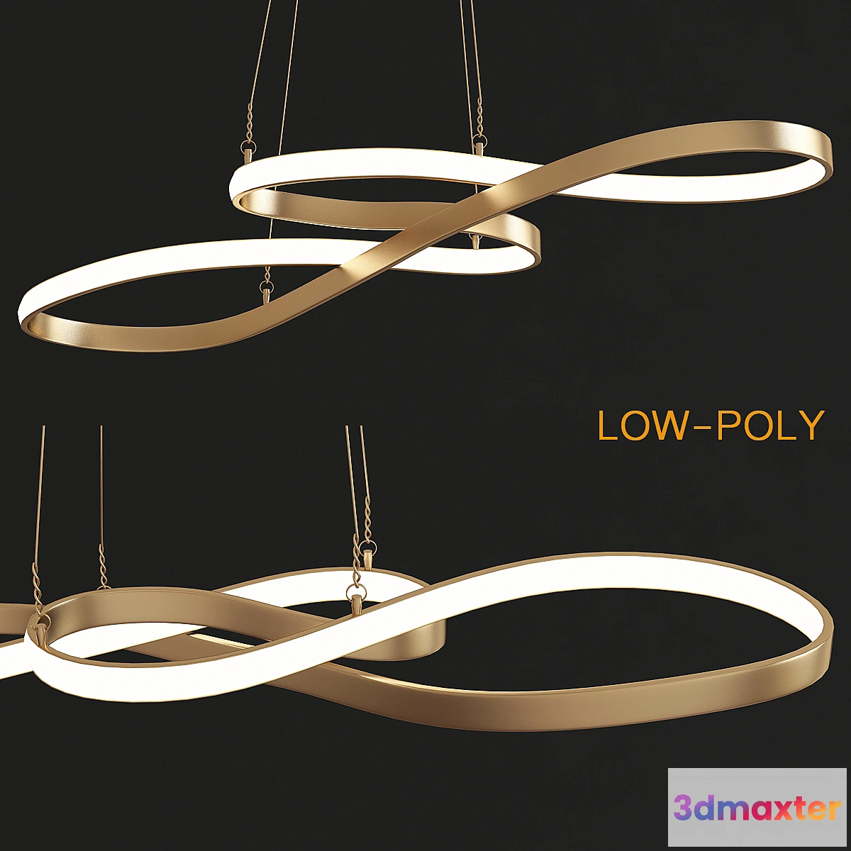 1310314 - Minimalism DIY Hanging Modern Led - No.2 3D Max