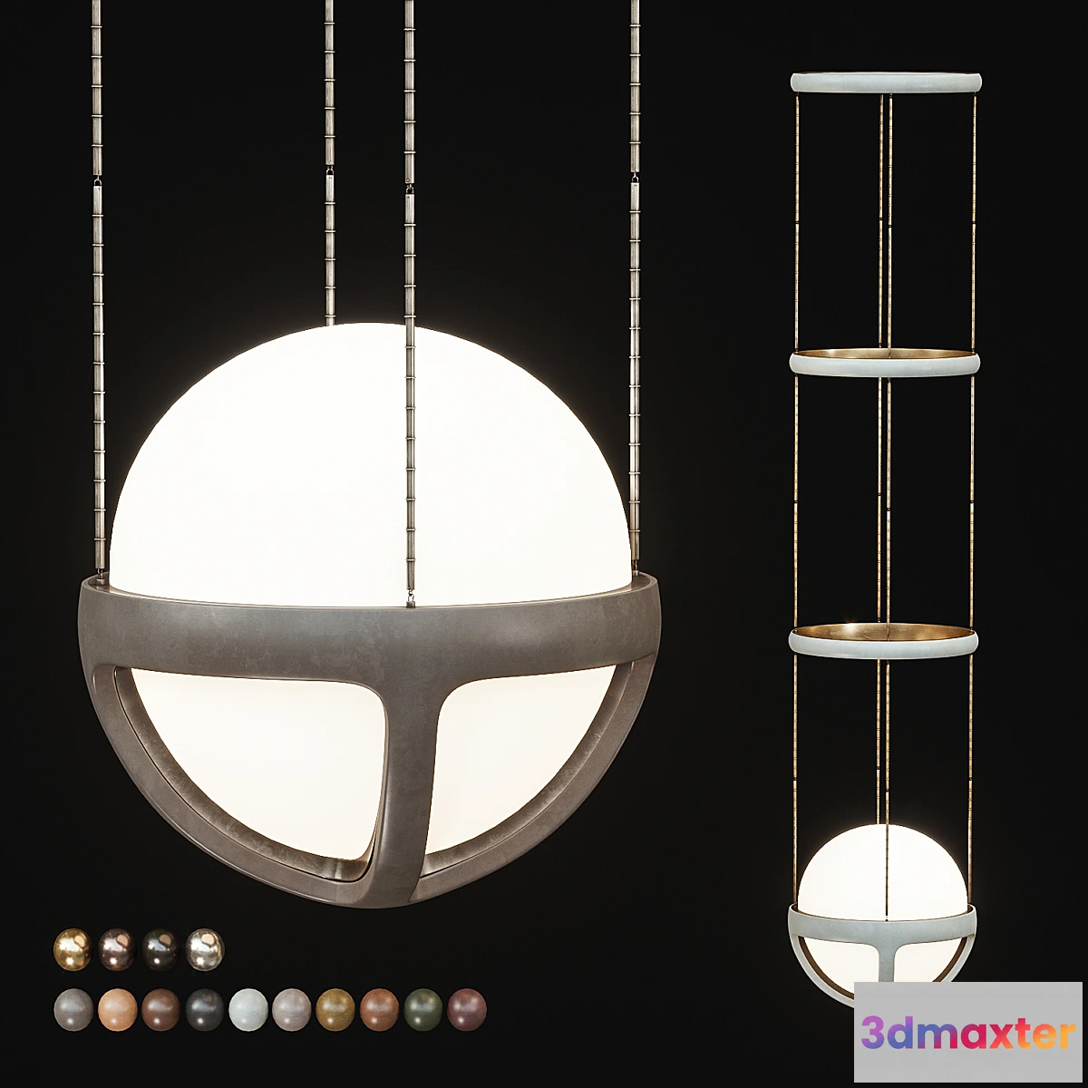 1310835 - Apparatus Reprise Pendant 3D Max