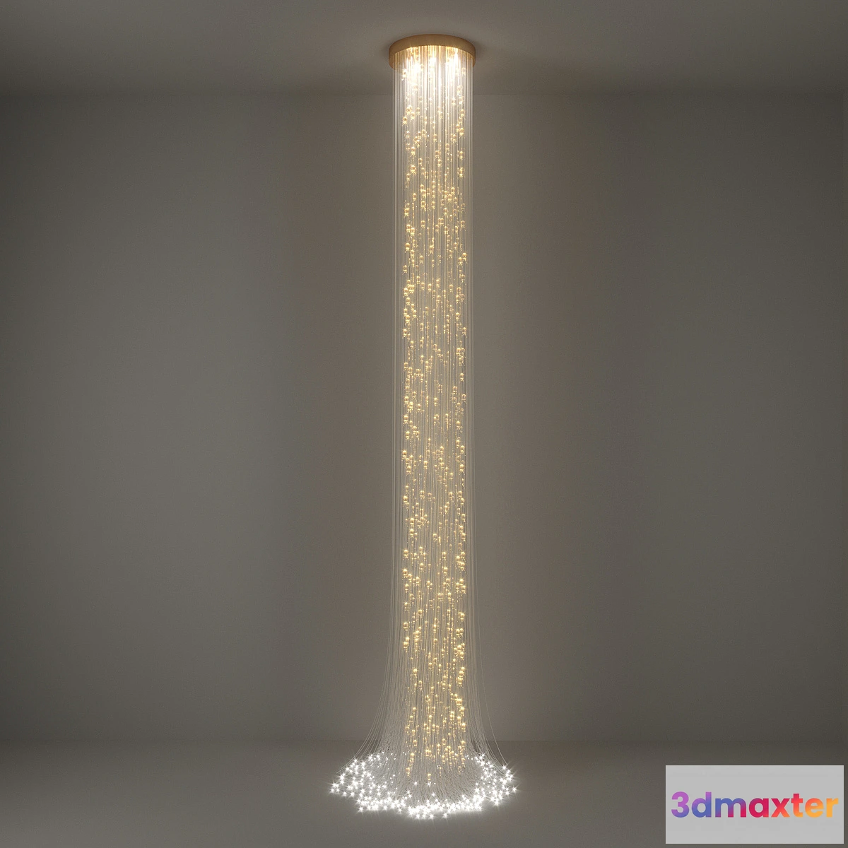 1311041 - Chandelier Lighting Fiber Optic 3D Max