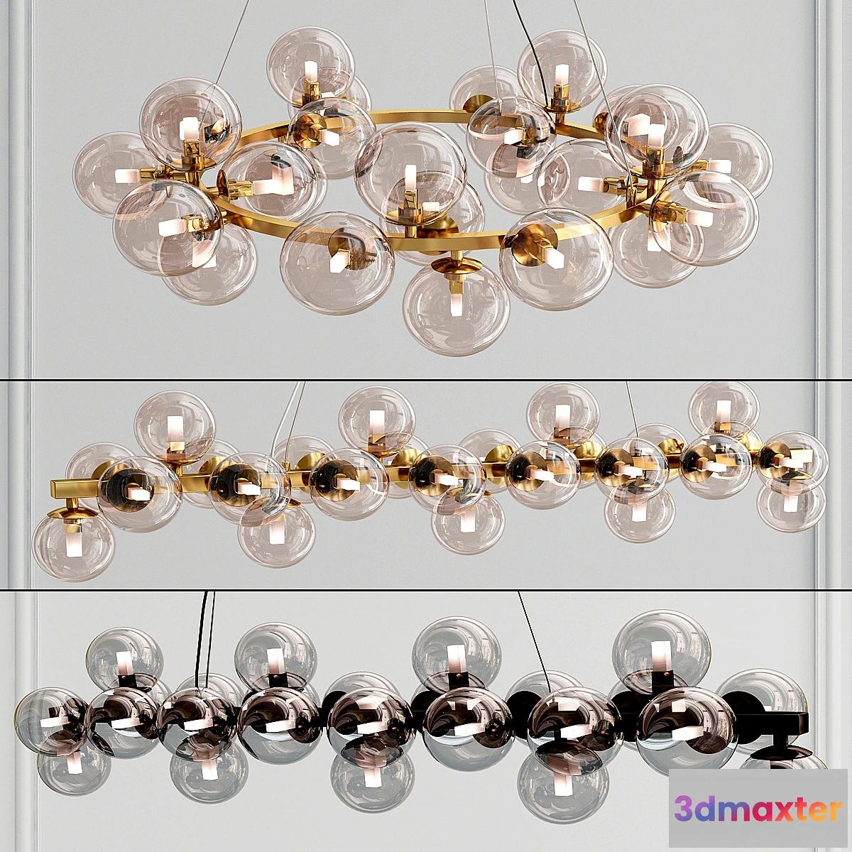 1312077 - Maytoni Dallas Collection 3D Max