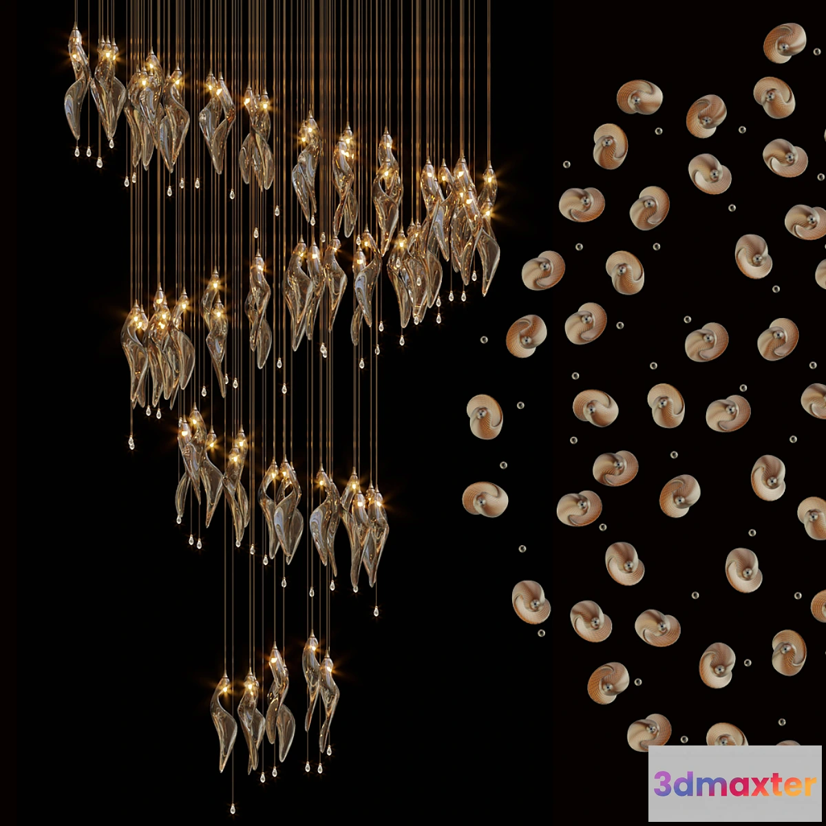 1313246 - Chandelier Light Vargov - No.4 3D Max