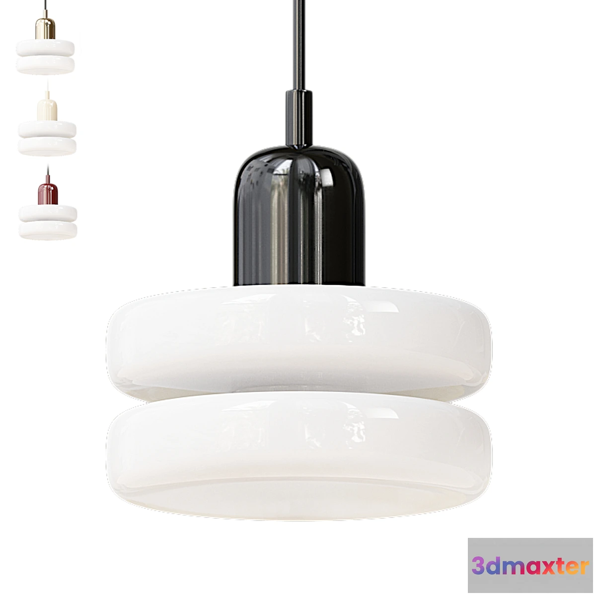 1313613 - Double Puck Pendant - No.2 3D Max