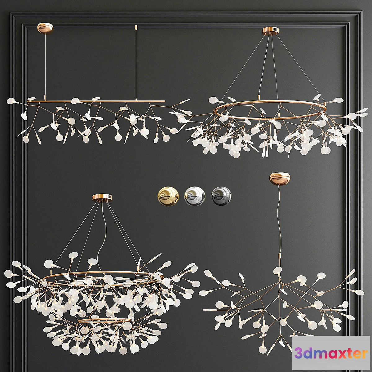 1314136 - Four Exclusive Chandelier Collection_55 Moooi 3D Max