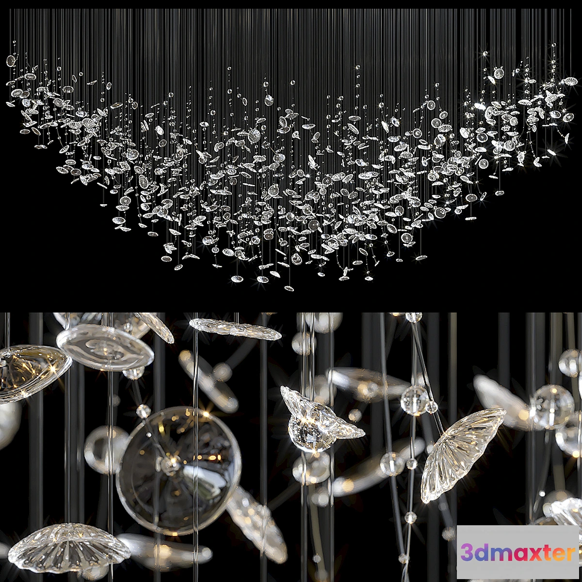 1314393 - Chandelier Light Vargov - Fiber 3D Max